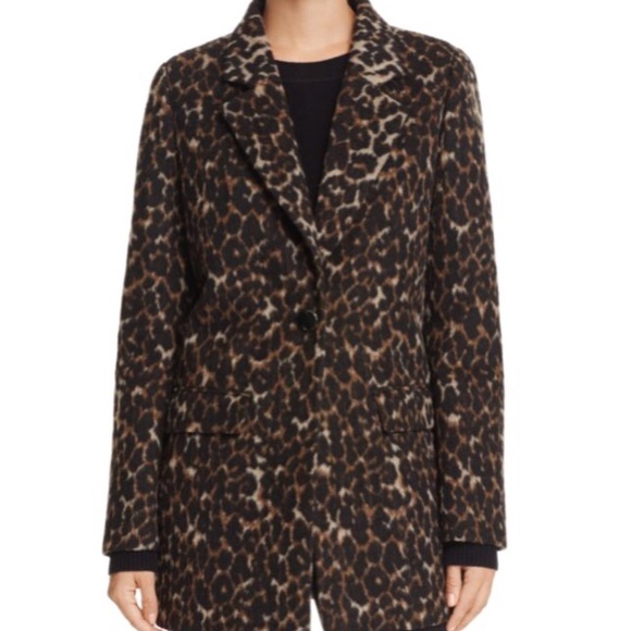 tahari leopard jacket